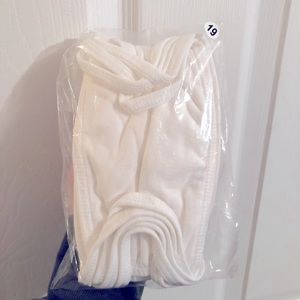 NWT 100% Cotton White Face Masks Pack of 5